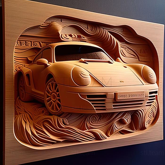 3D модель Porsche 959 (STL)